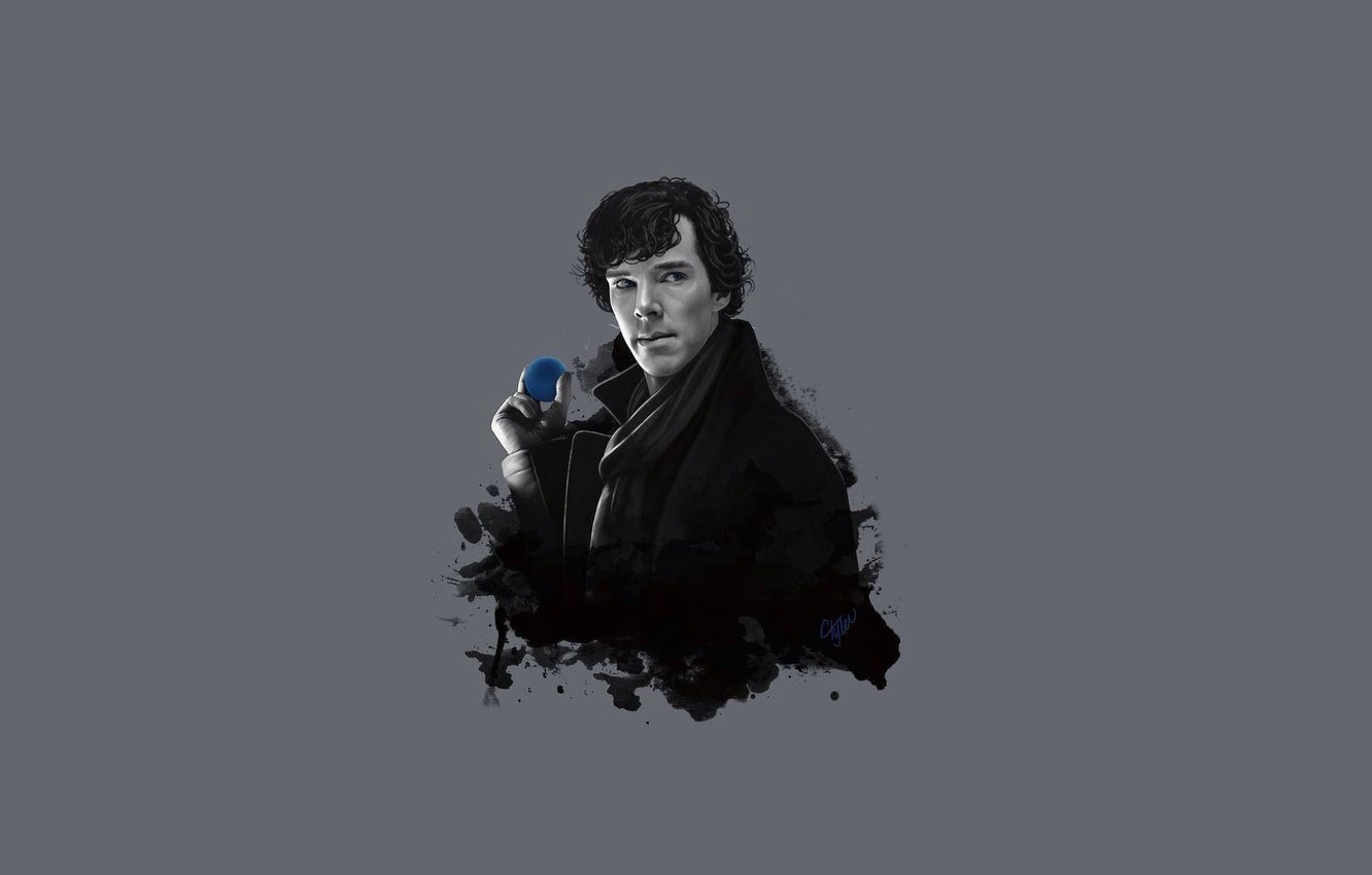 Wallpaper Sherlock Holmes Benedict Cumberbatch
