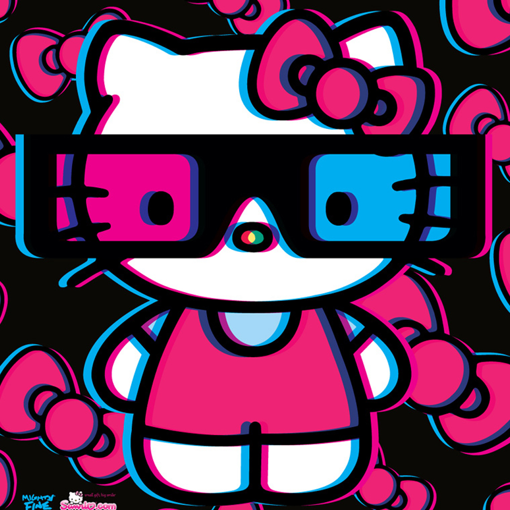 Tagged With Hello Kitty 3d iPad Wallpaper