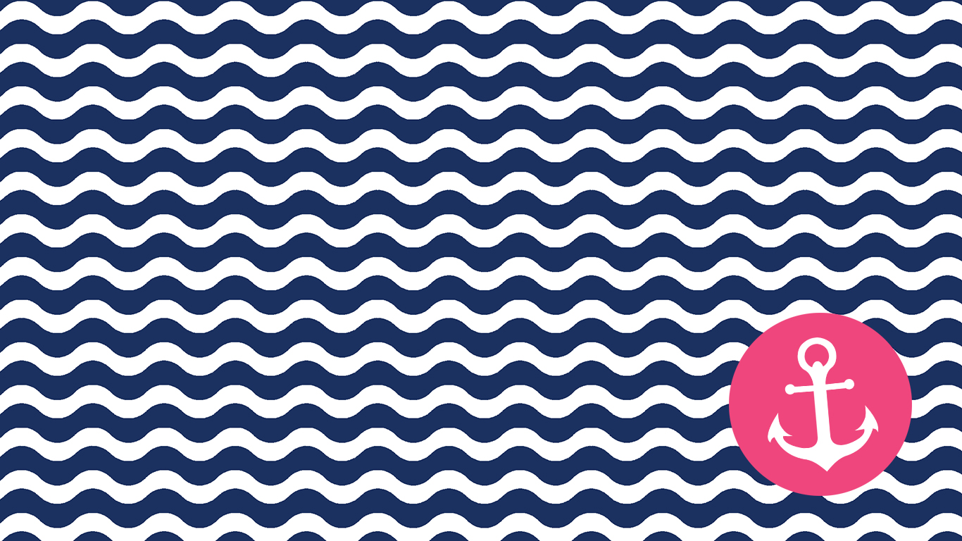 Pink Chevron Anchor Background Nautical Wallpaper Bie