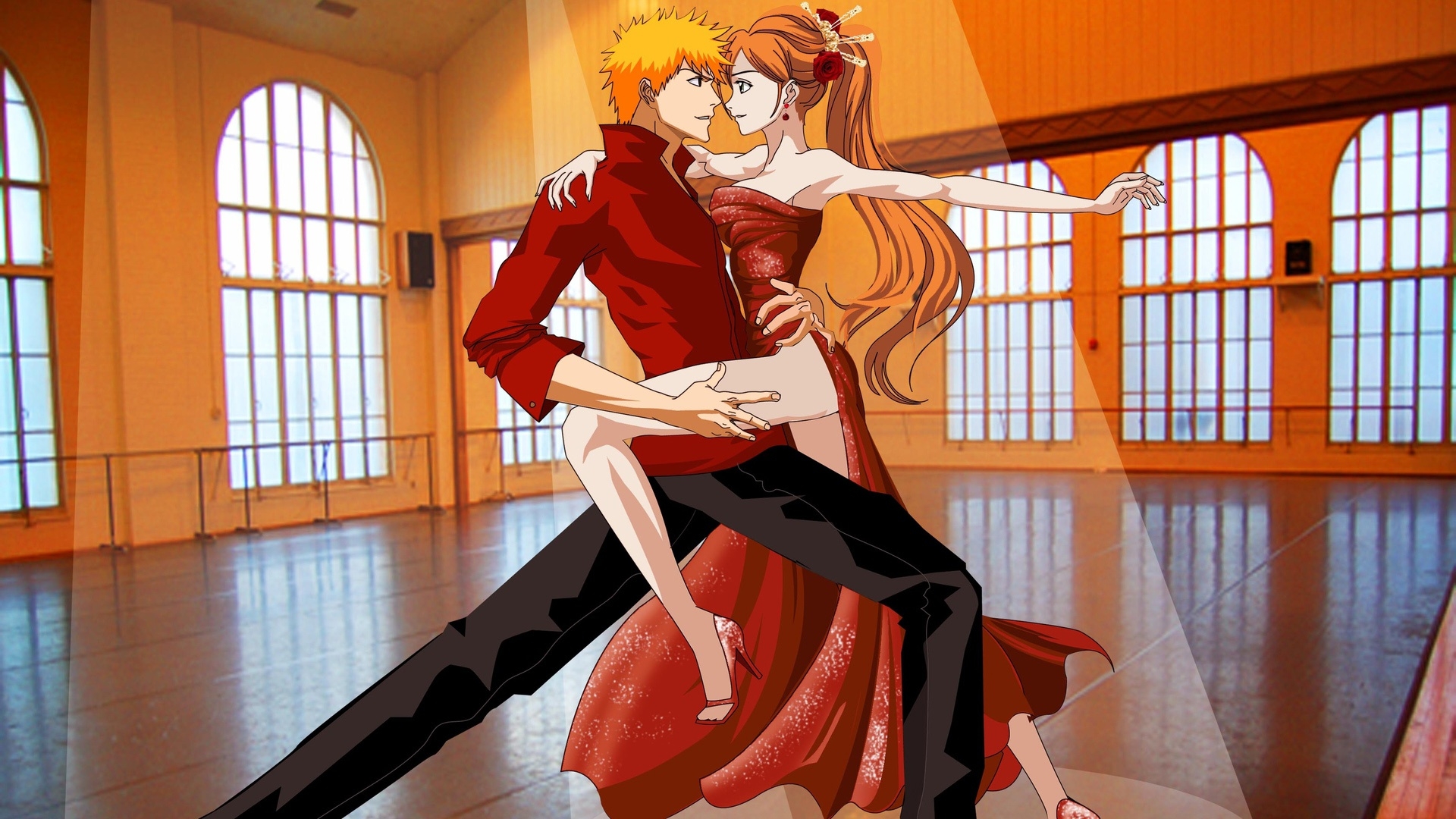 Ichigo Orihime Tango HD Wallpaper Background Image