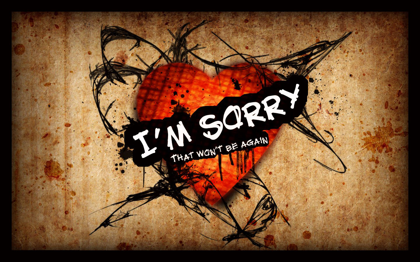 Am Sorry Wallpaper Hd