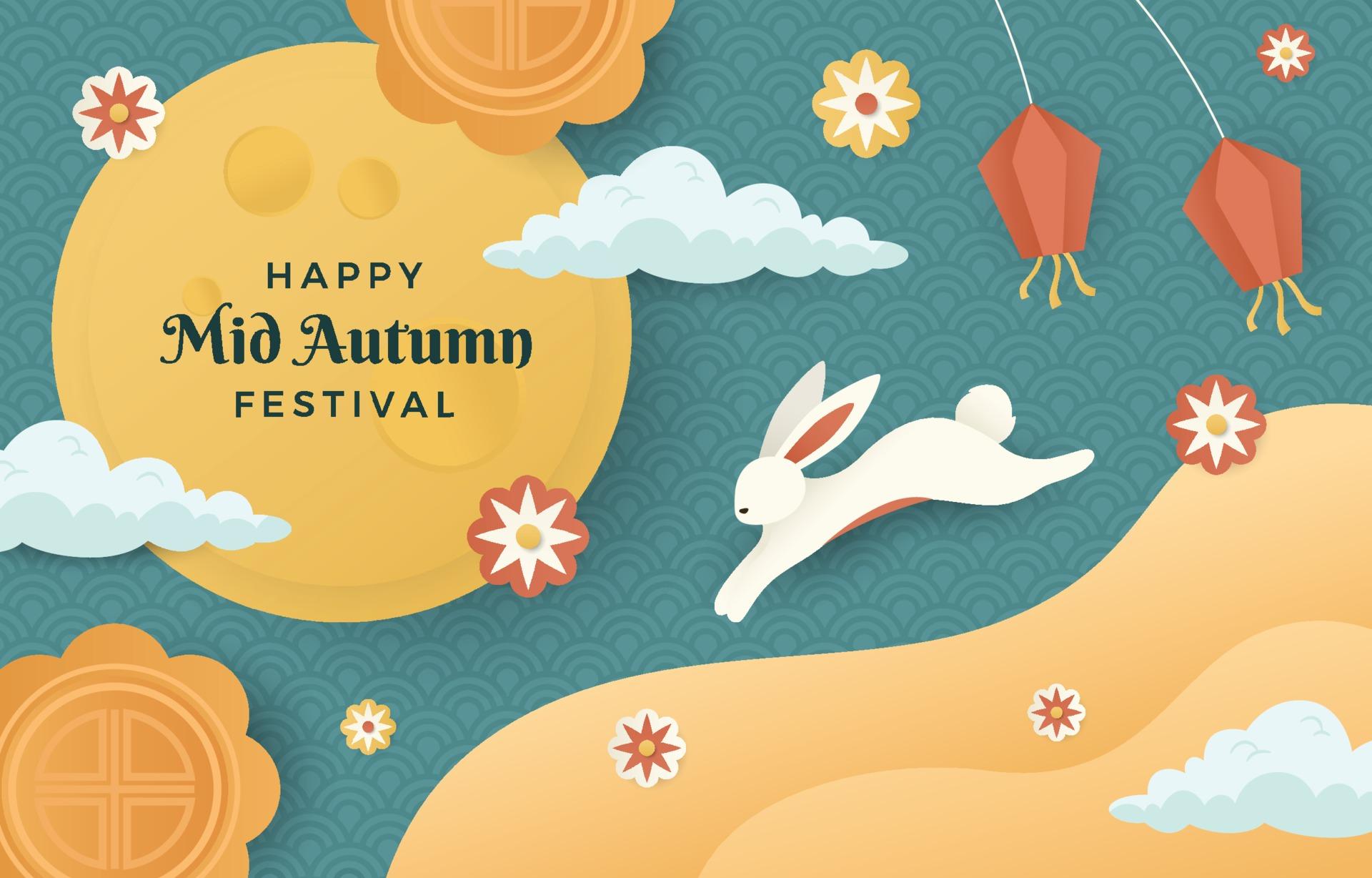 Holiday Mid Autumn Festival HD Wallpaper
