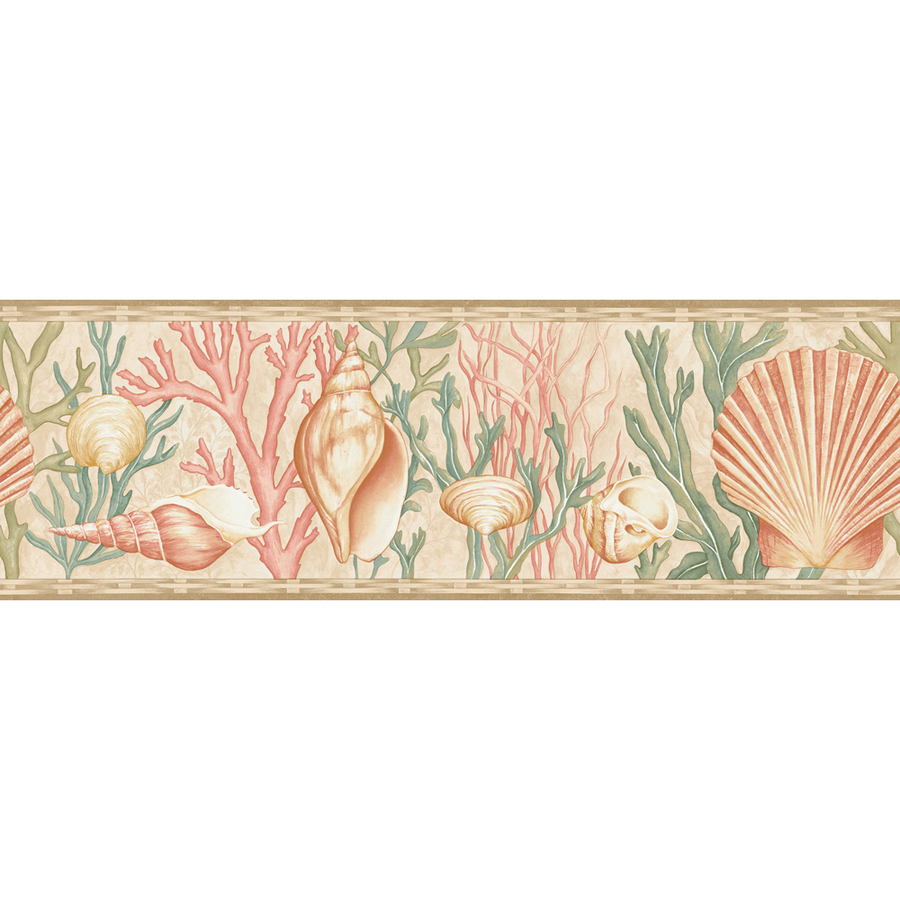 Free Download Multicolor Sea Shells Prepasted Wallpaper Border At