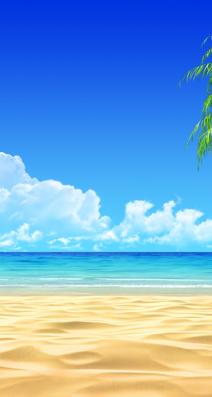 Tropical Beach iPhone Wallpaper