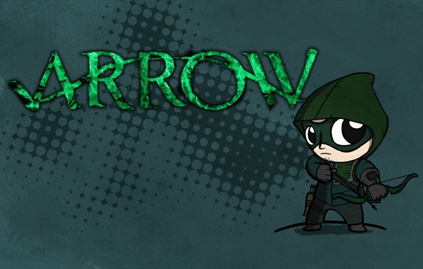 Universe Green Arrow Wallpaper Minimalism