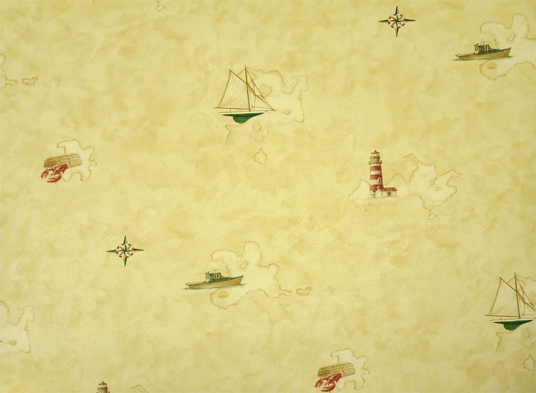 Free download americana coastal lighthouse wallpaper border