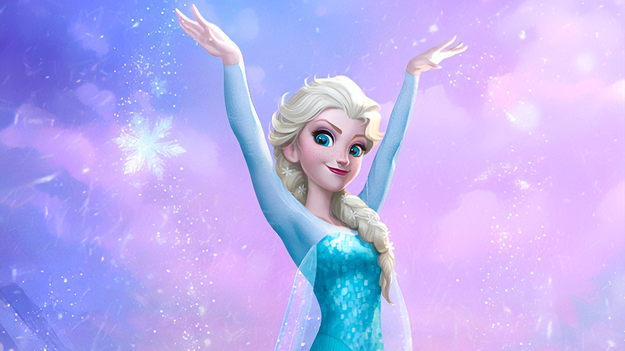 Elsa Snow Queen Wallpaper HD Artist 4k Image