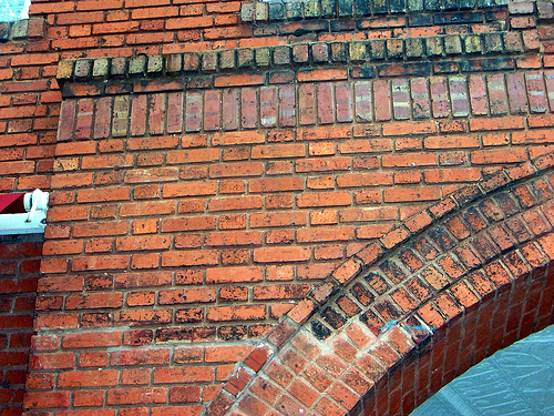 Brick Veneer Wall Wallpaper Pattern