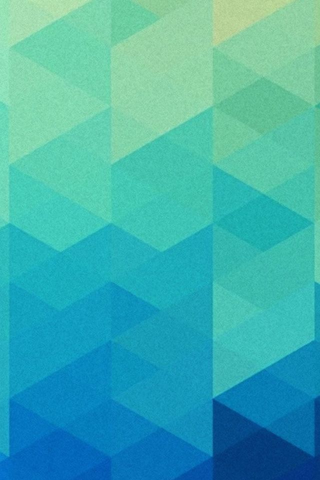 Triangle Art Euro Blue Moda Pattern iPhone 4s Wallpaper