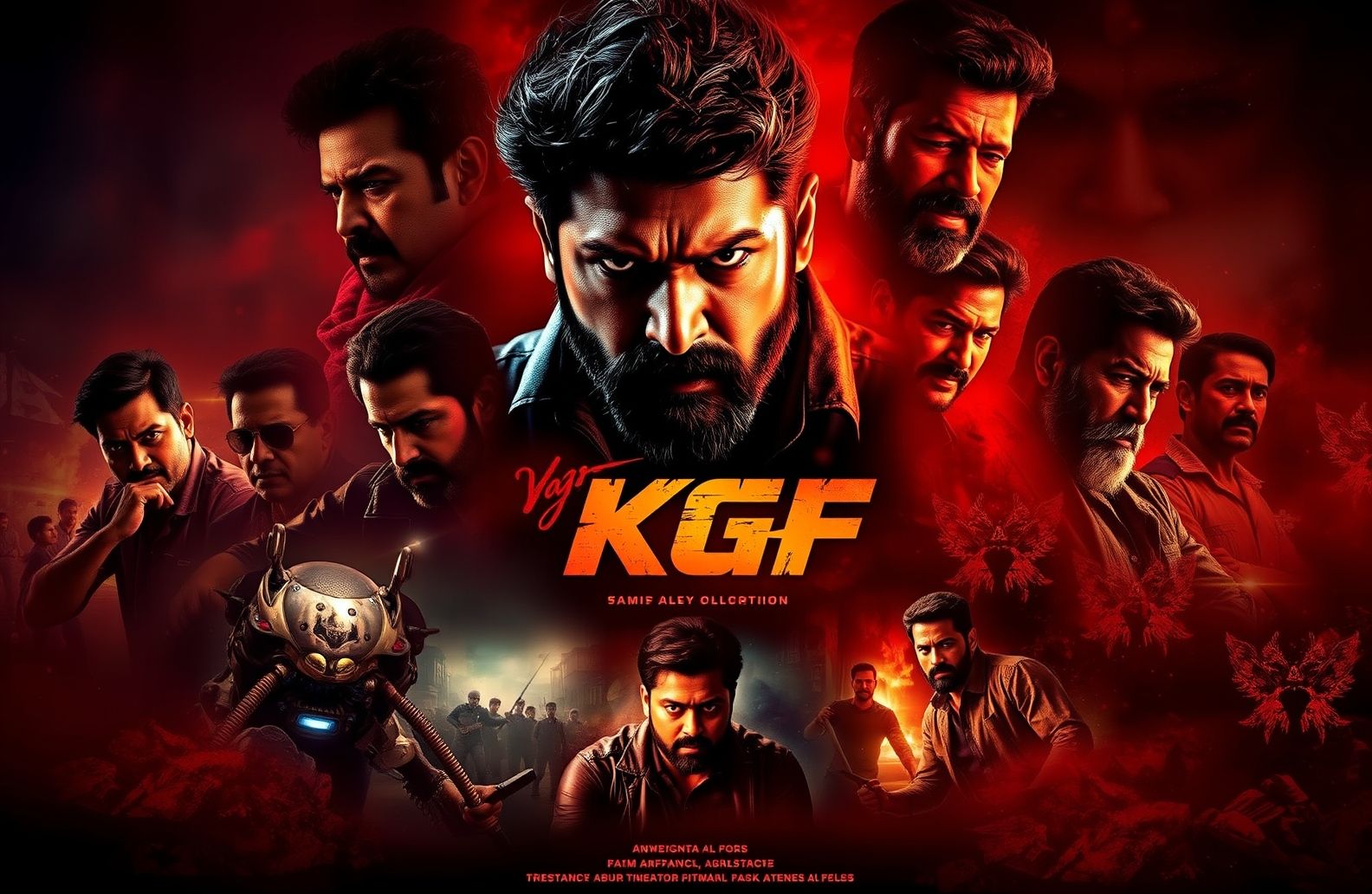 Yash Kgf Wallpaper