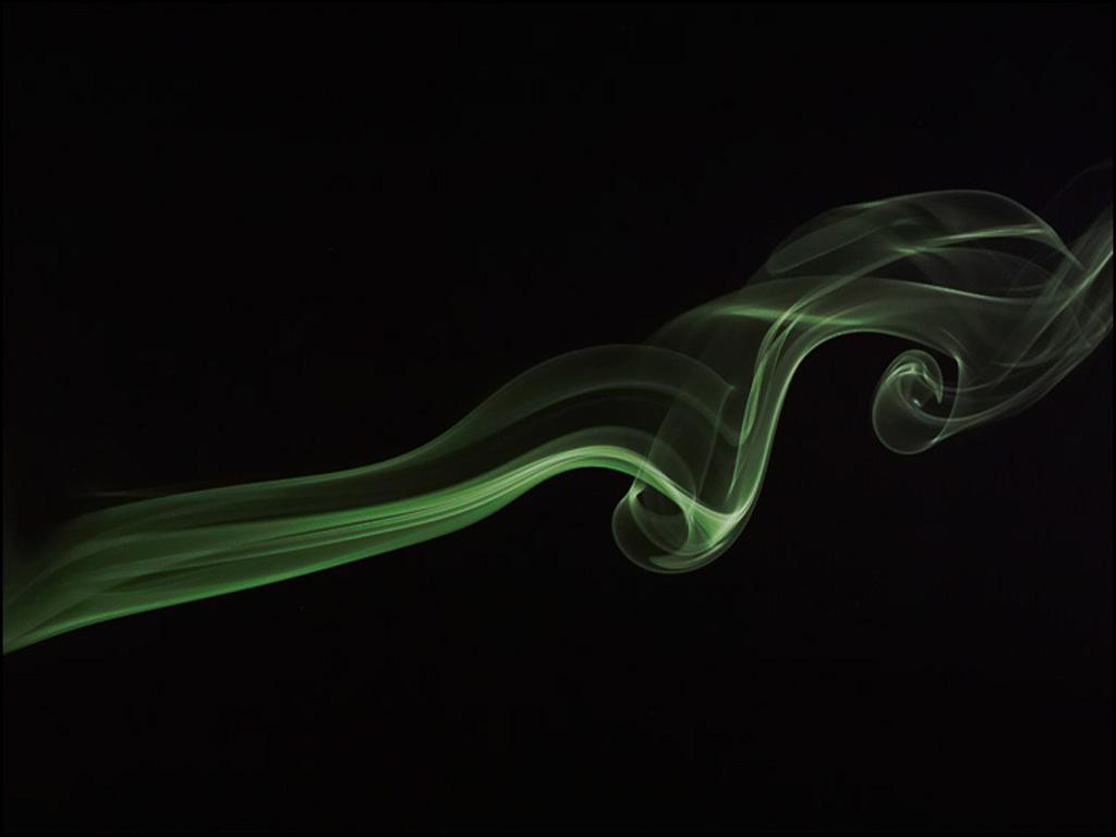 Abstract Wallpapers Green Lines on Black Background