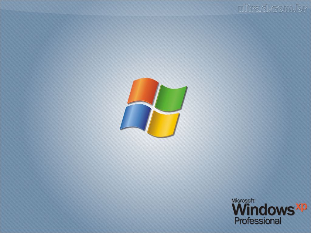 Papel de Parede Microsoft Windows XP Professional   Logo 1024x768