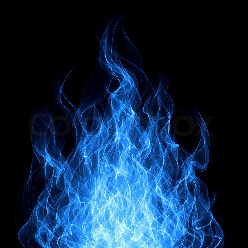 Blue Flame Black Background wwwpixsharkcom   Images