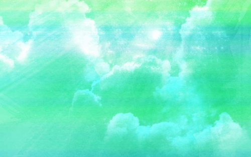 Abstract Cloudy Sky Aqua Green Background Photo