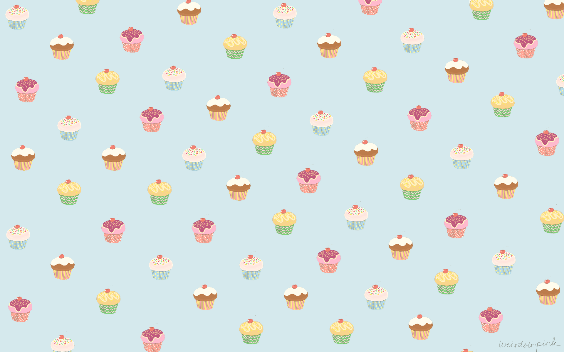 Cute Cupcake Background