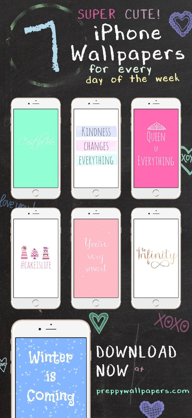 Super Cute iPhone Wallpaper For Every Day Of The Week
