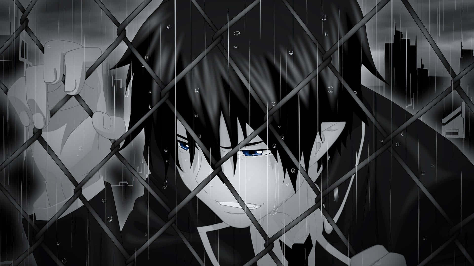Dark Anime Boy Wallpaper