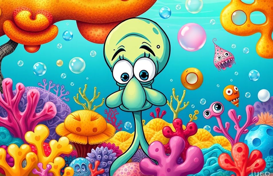 Squidward Wallpaper