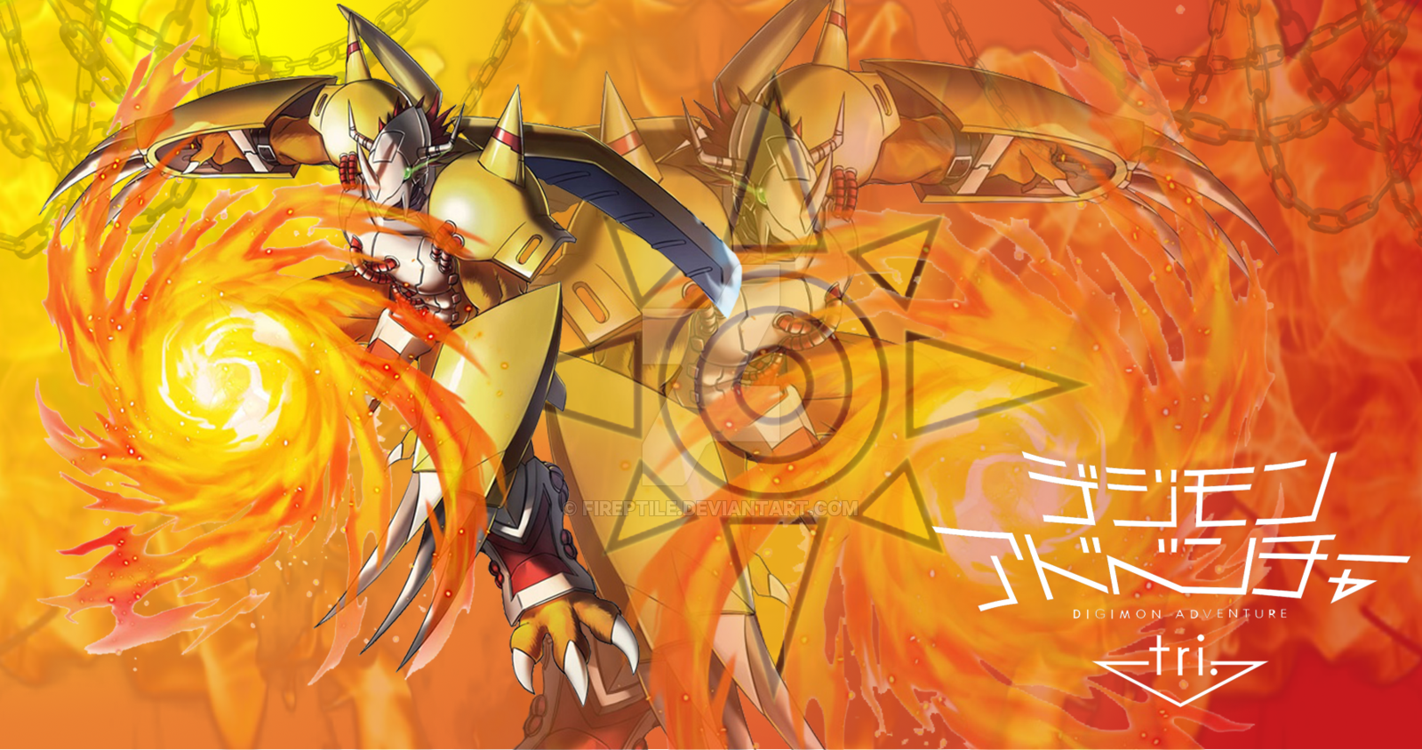 Anime Wallpaper Fan Made Digimon Wargreymon By Fireptile