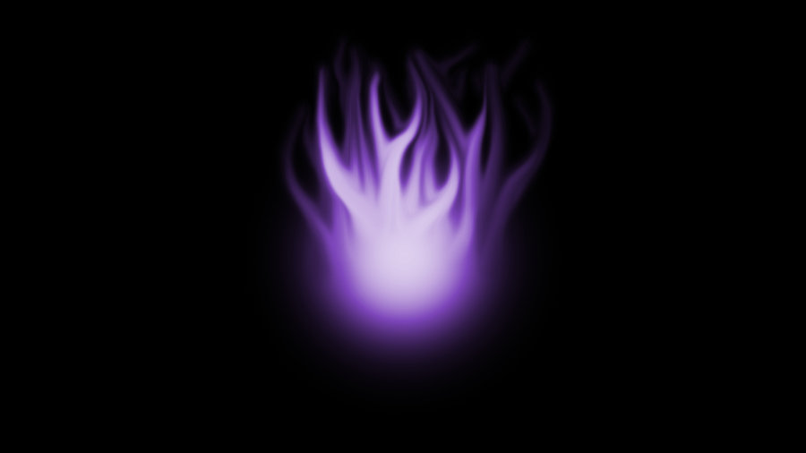 Purple Flame Background by WorkBookDrawings on