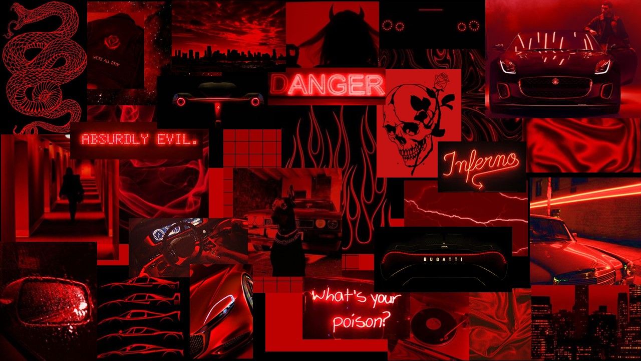 Red And Black Aesthetic Wallpaper