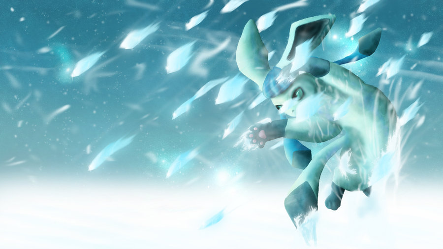 Glaceon Uses Blizzard By Syrabi
