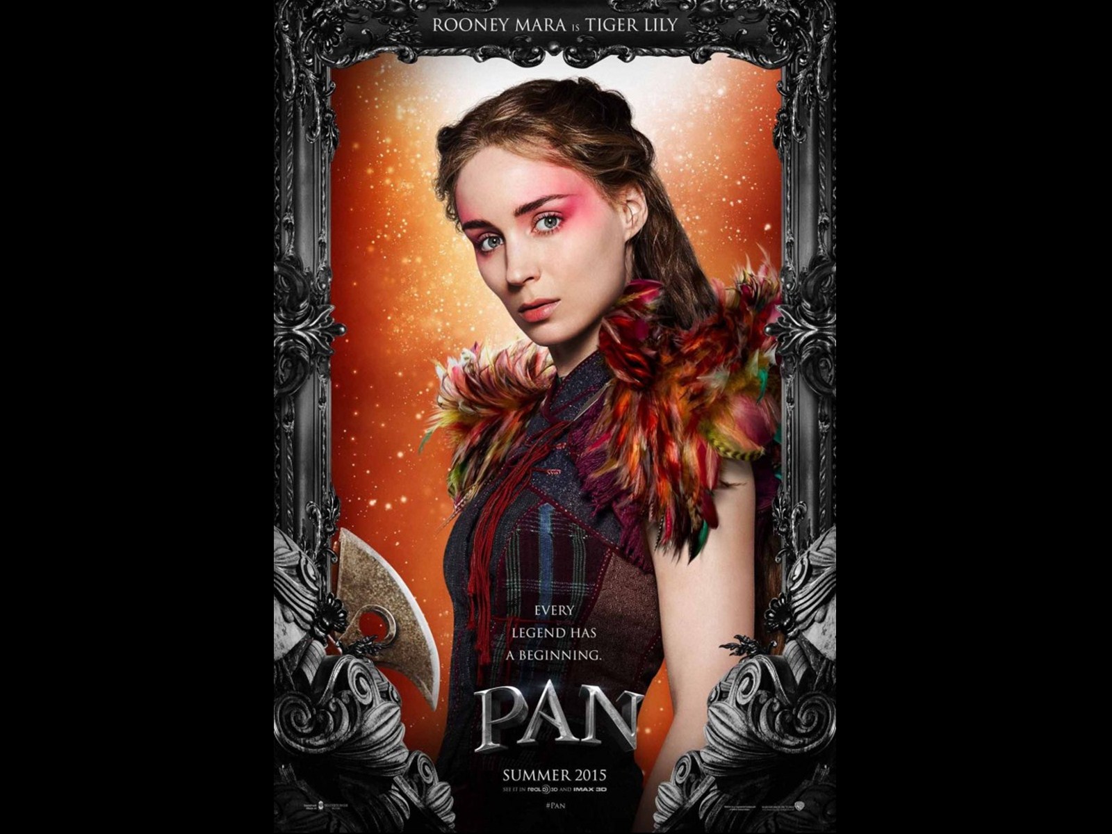 Rooney Mara As Tiger Lily In Pan Movie HD Wallpaper Stylish