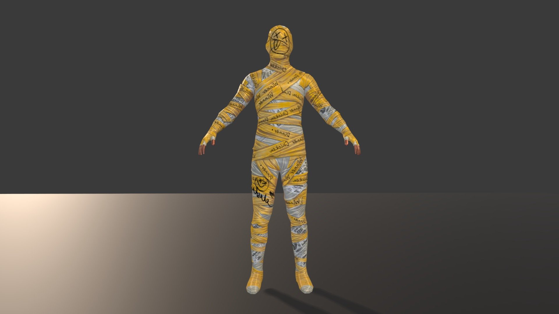 Pubg Mobile Mummy Character 3d Model By Dflex