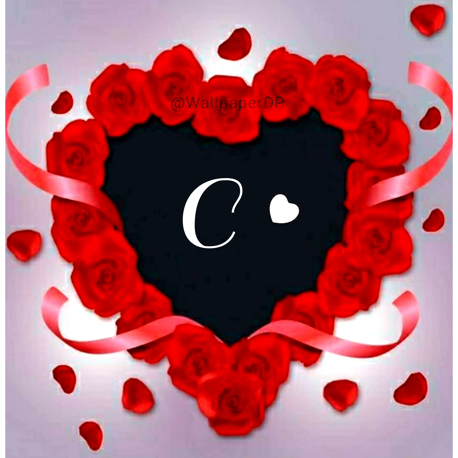 Stylish A To Z Red Heart Alphabets Letters Pics Name Dpz Wallpaper