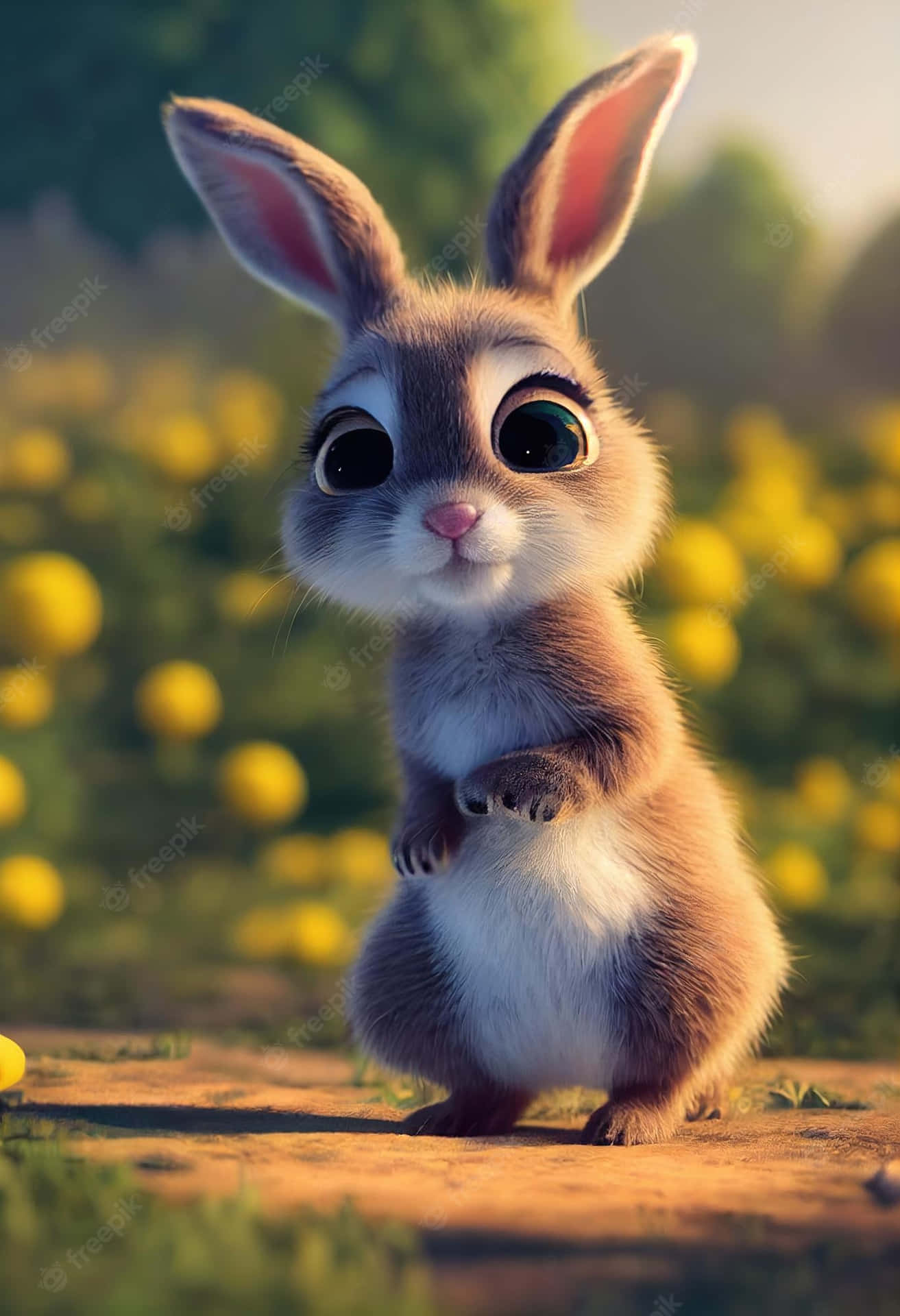 Cute Bunny iPhone Wallpaper