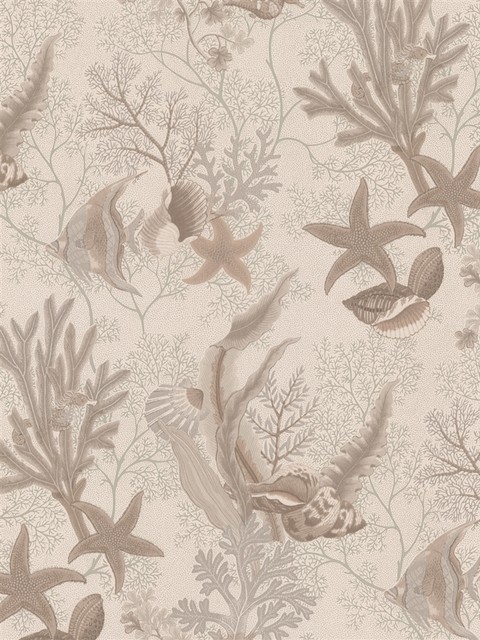 Nautical Wallpaper By Brewster Beach Style Houston