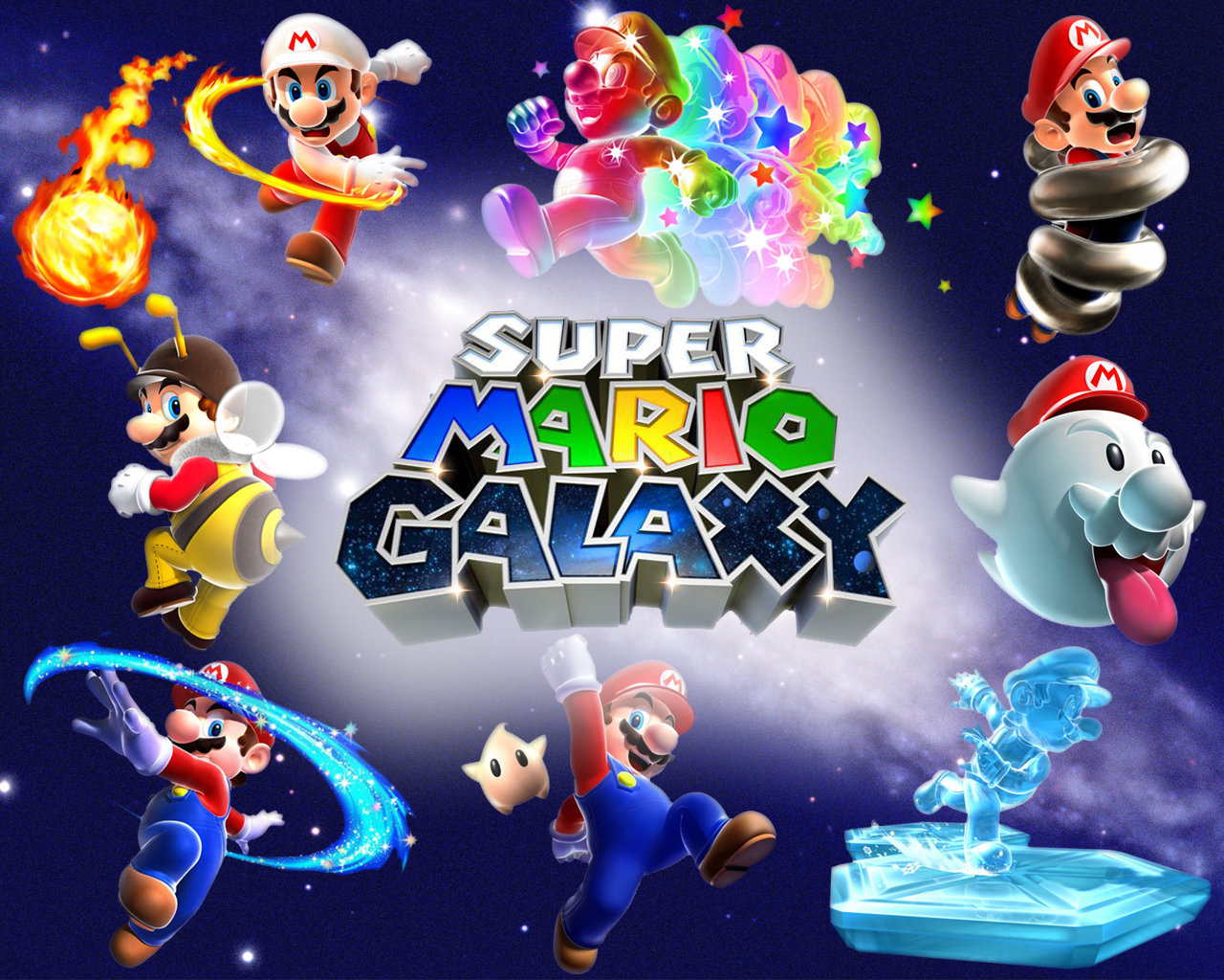 Super Mario Galaxy Desktop Wallpaper Hd