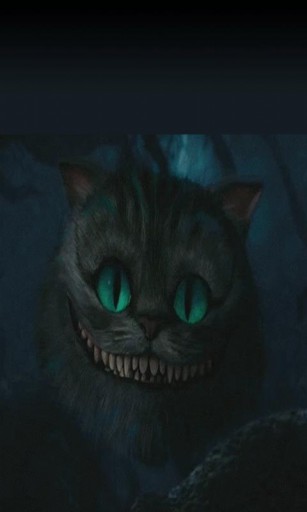 Bigger Creepy Cheshire Cat Live Wall For Android Screenshot