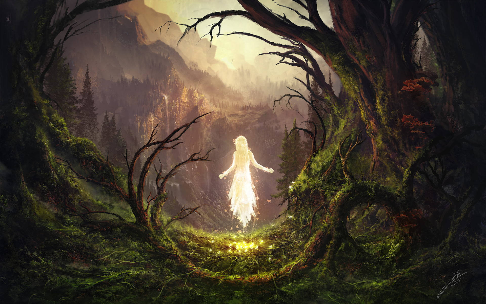 Forest Fairies Wallpaper