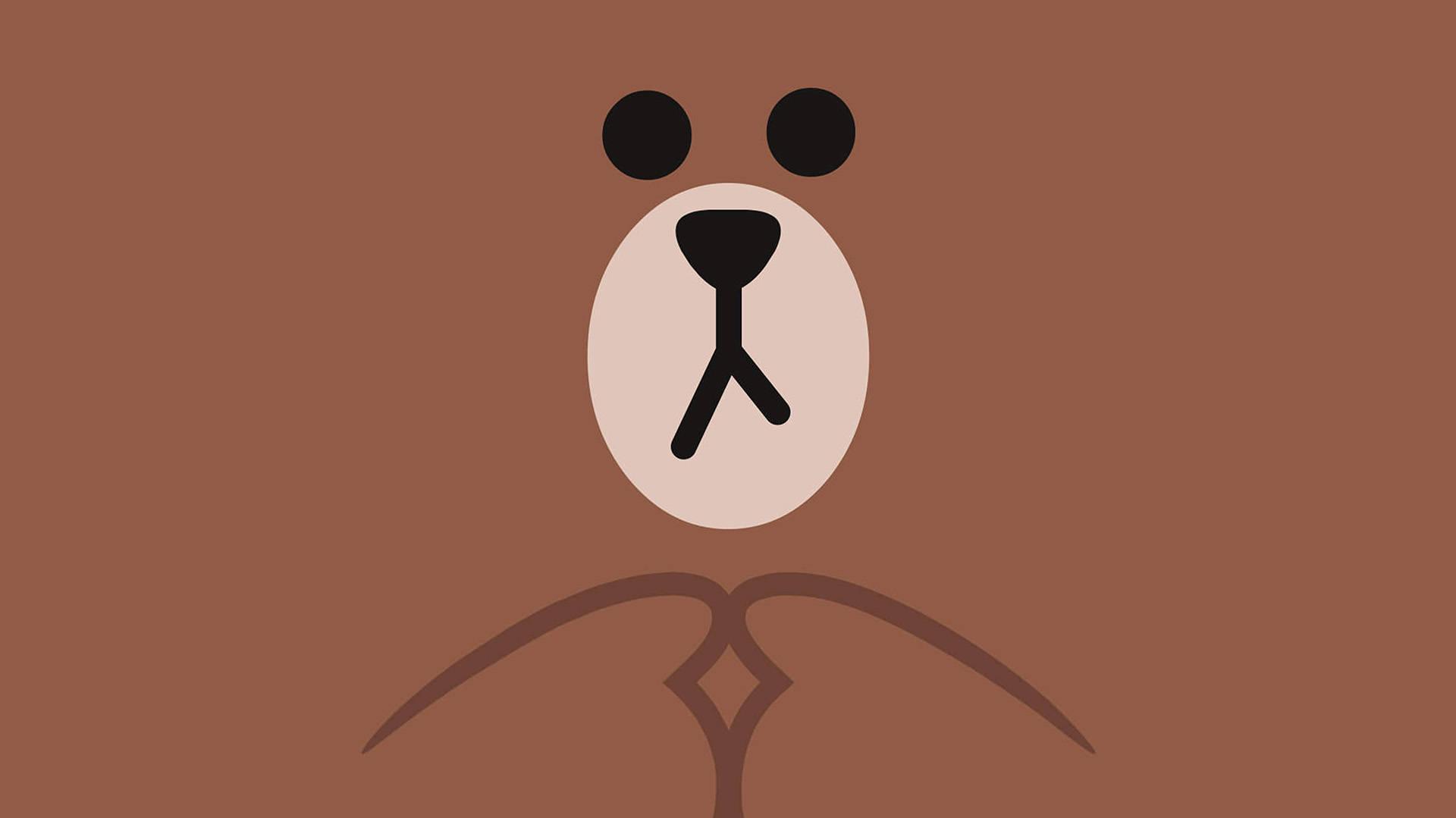 Cute Brown Bear Wallpaper