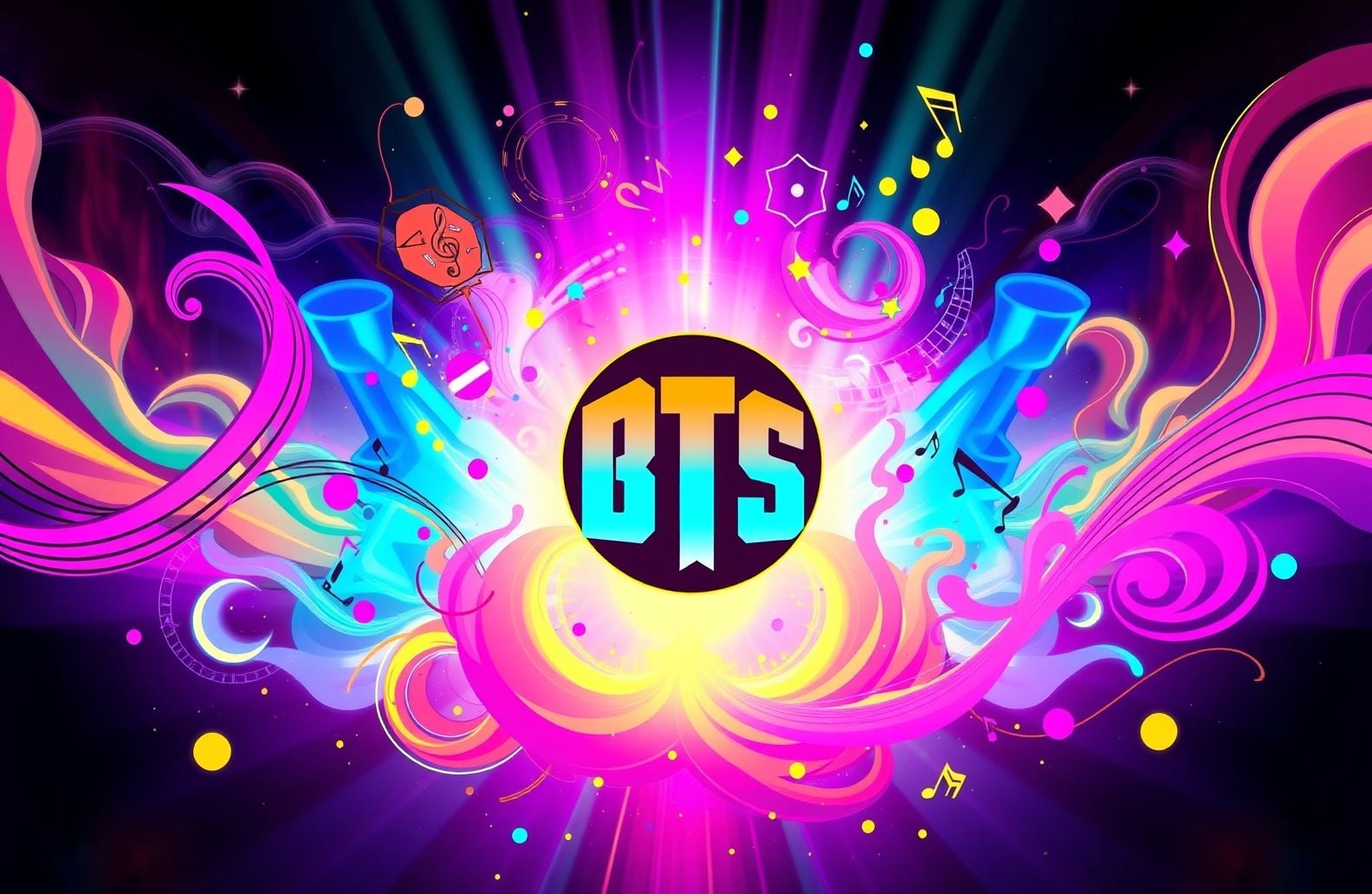 Bts Logo HD Wallpaper