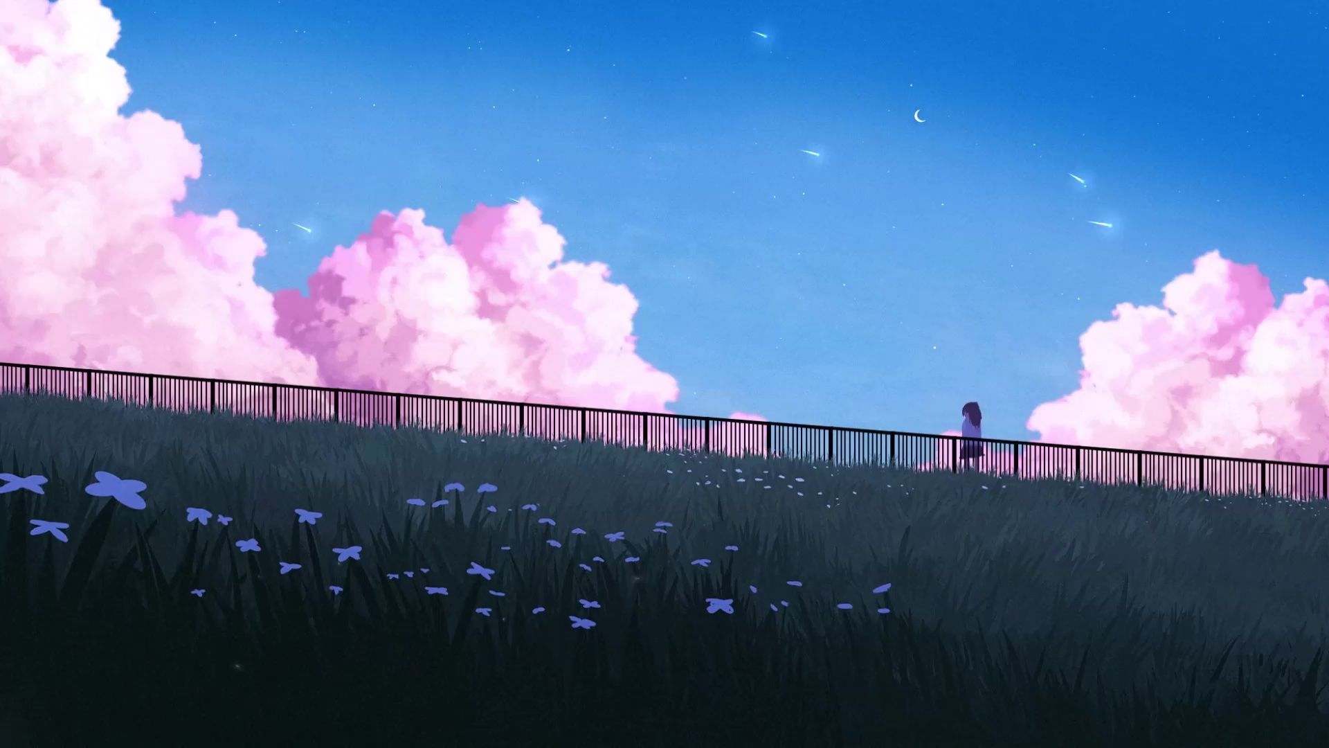 Pink Anime Aesthetic Wallpaper