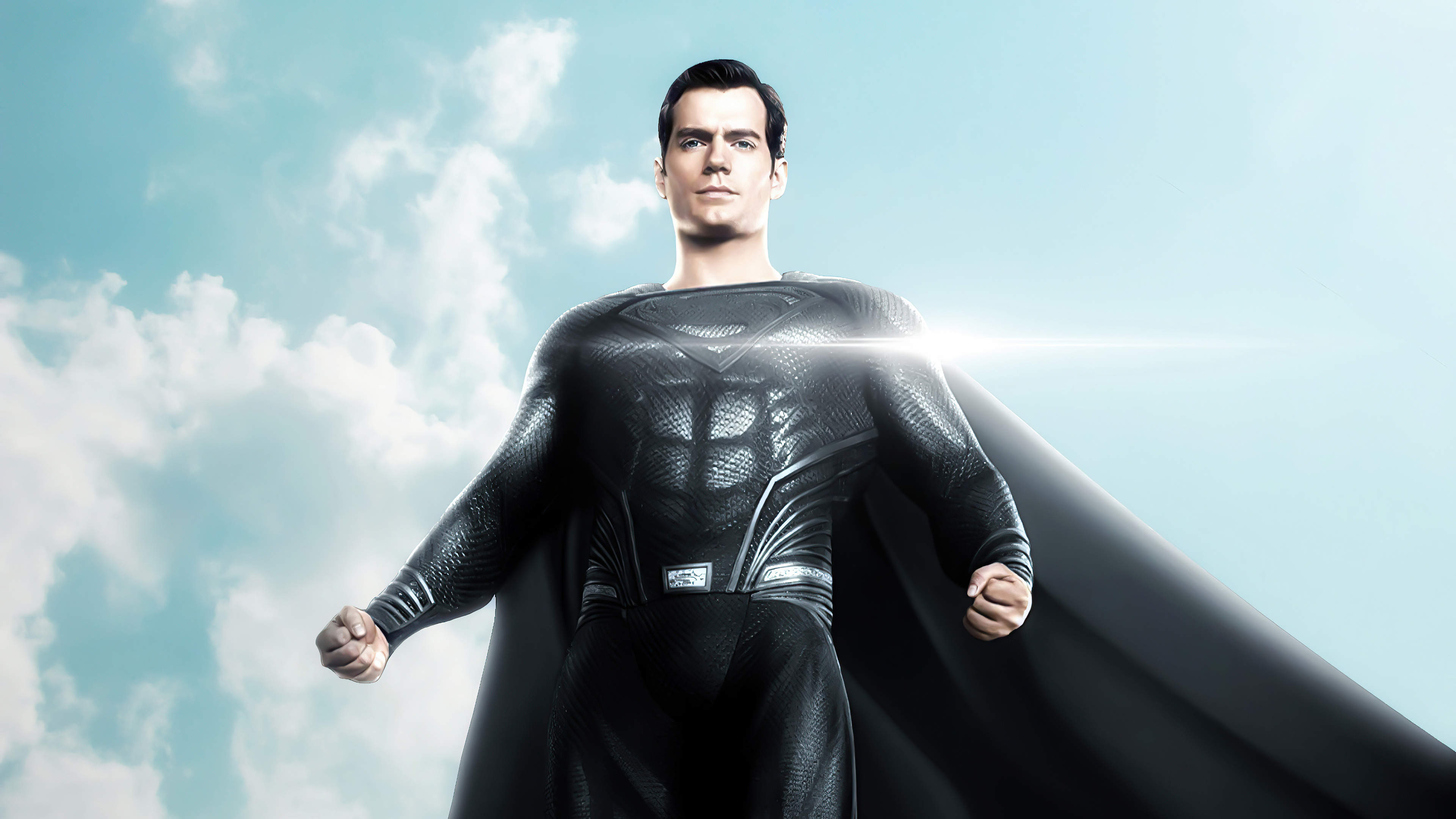 Black Superman Henry Cavill 4k Hd Wallpaper Image