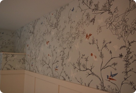 Shannon Was Inspired By Schumacher S Birds And Butterflies Wall