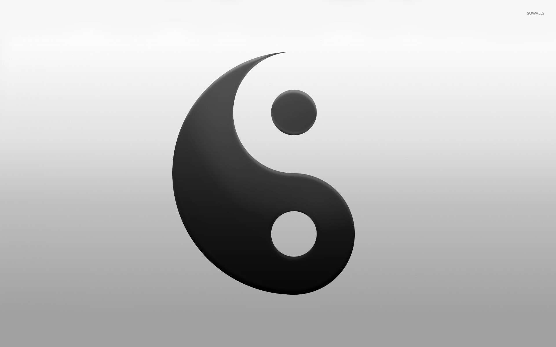 Yin And Yang Wallpaper Minimalistic
