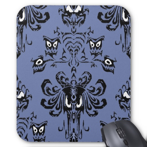 Haunted Hallway Mansion Wallpaper Mousepad