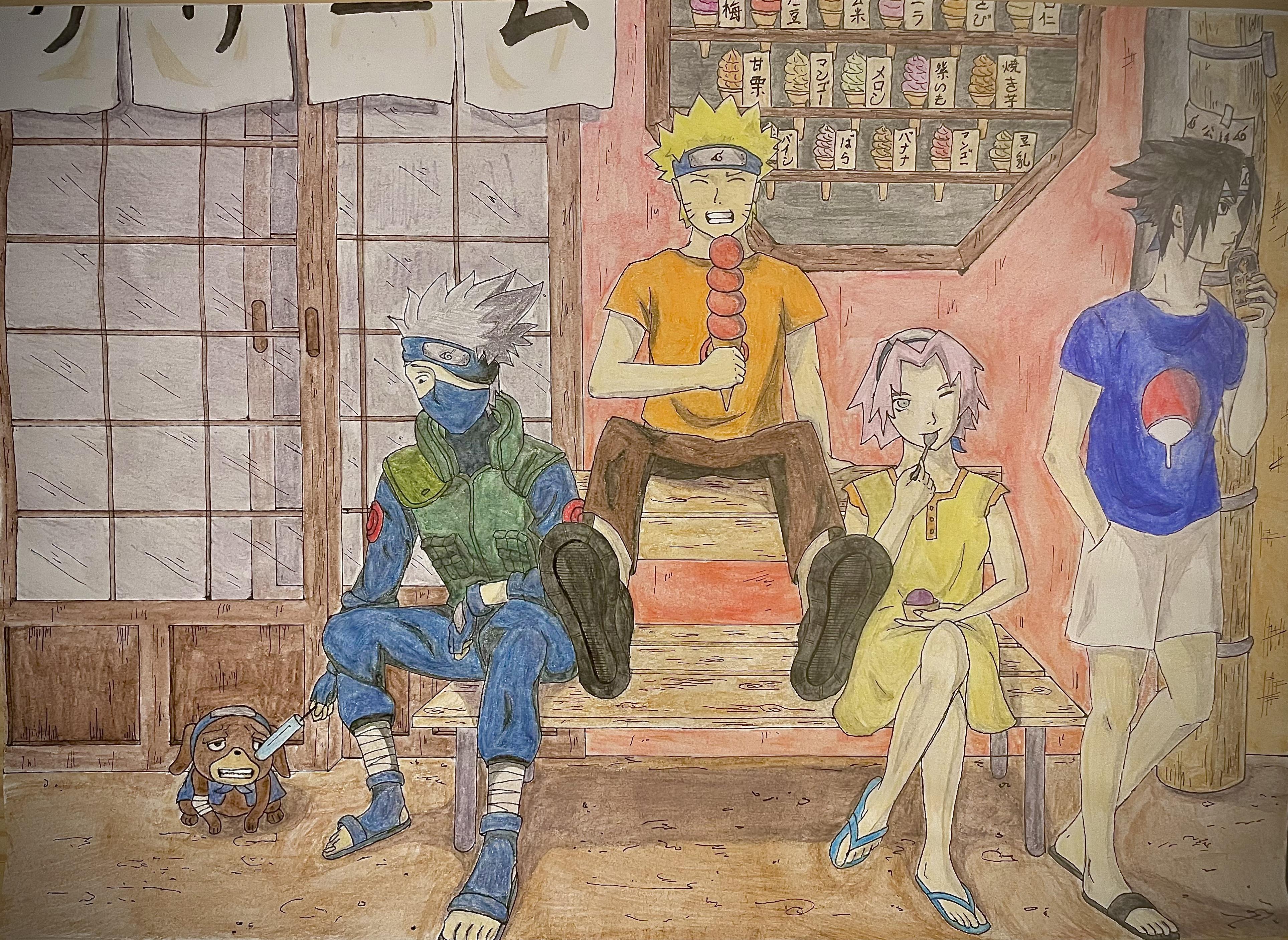 Fanart Team Celebrates A Successful Late Summer Mission R Naruto