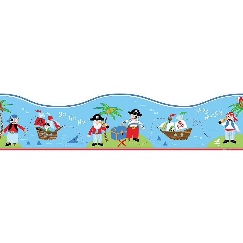 Pirates Peel Stick Wall Decal Border
