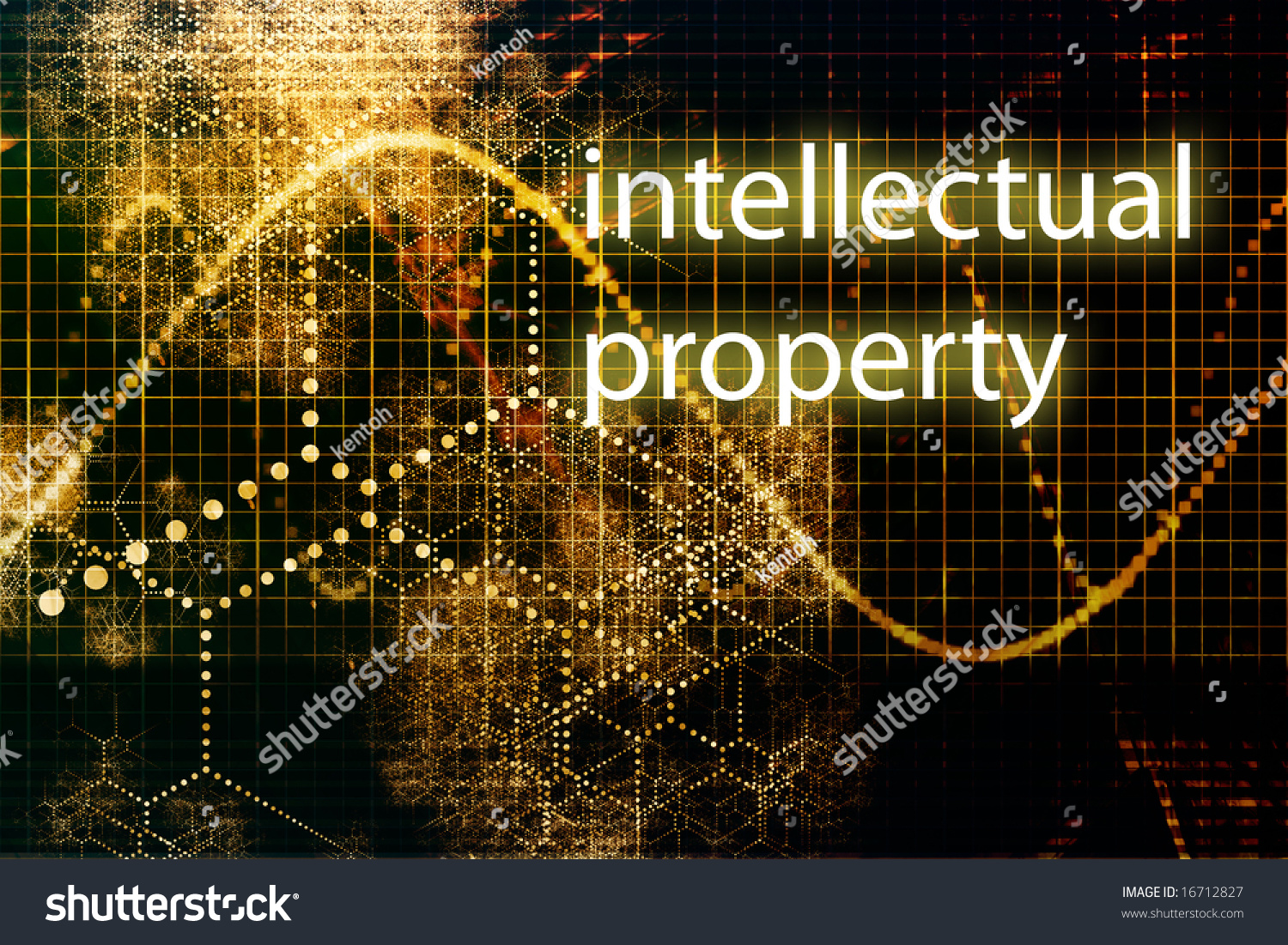 Intellectual Property Abstract Business Concept Wallpaper Stock