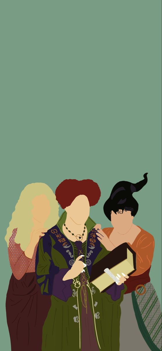Aesthetic Halloween iPhone Wallpaper Hocus Pocus The