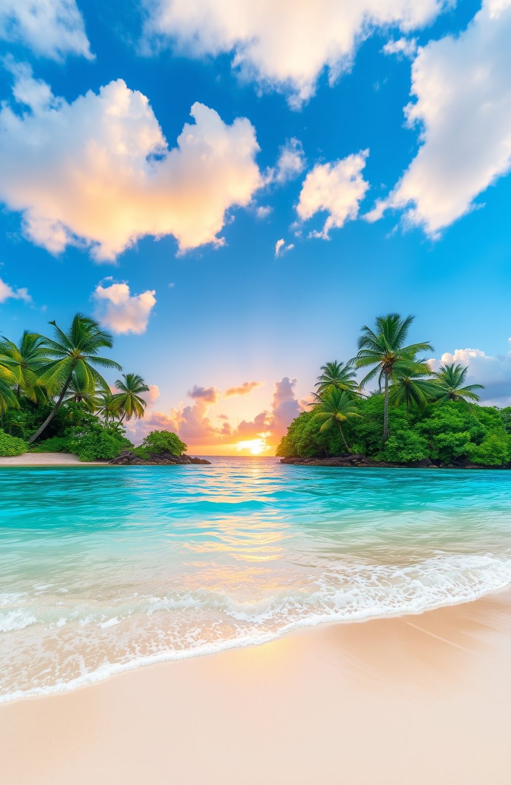 Tropical Island Wallpaper