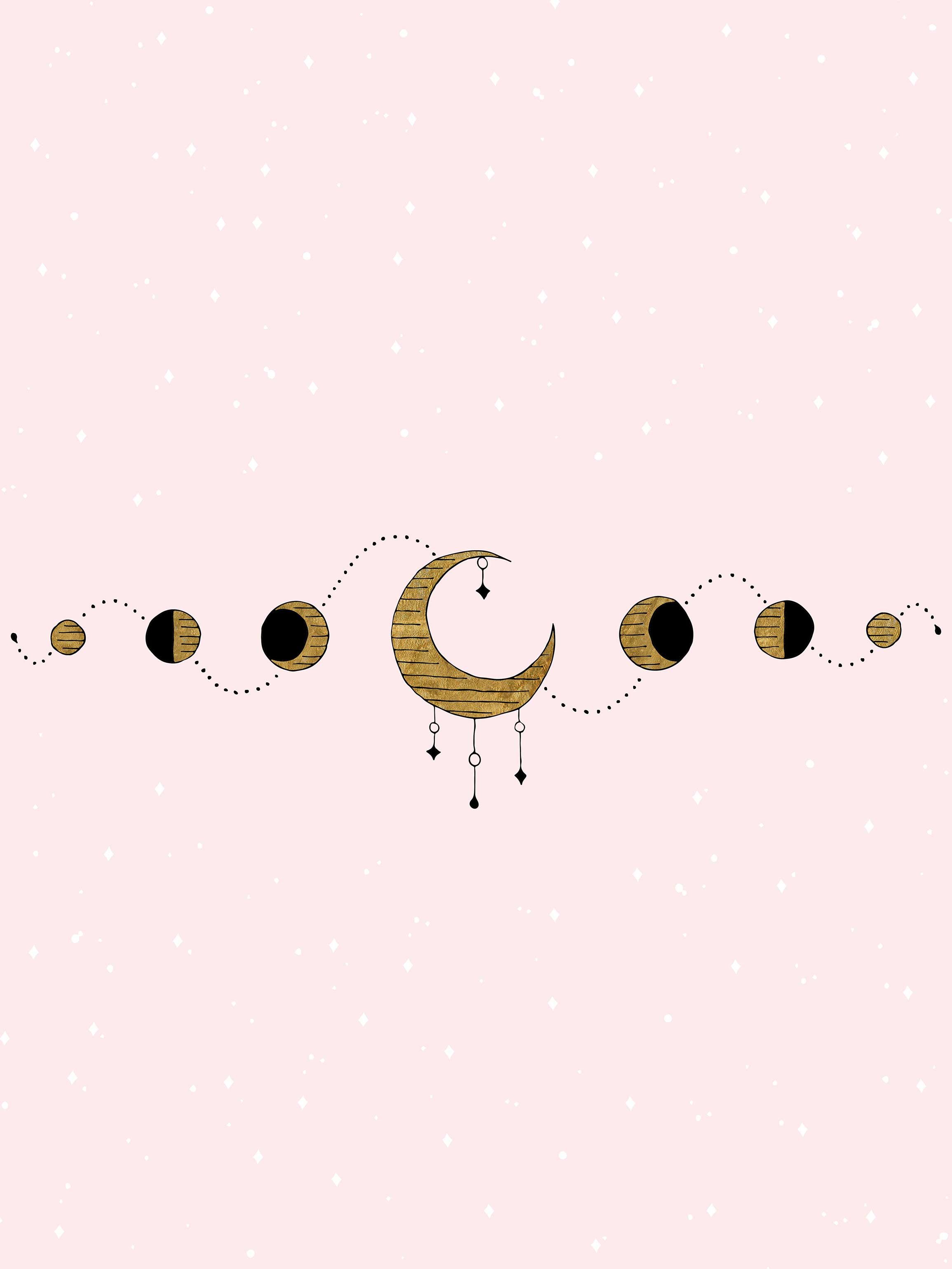 Moon Phase Desktop And Phone Wallpaper Witch