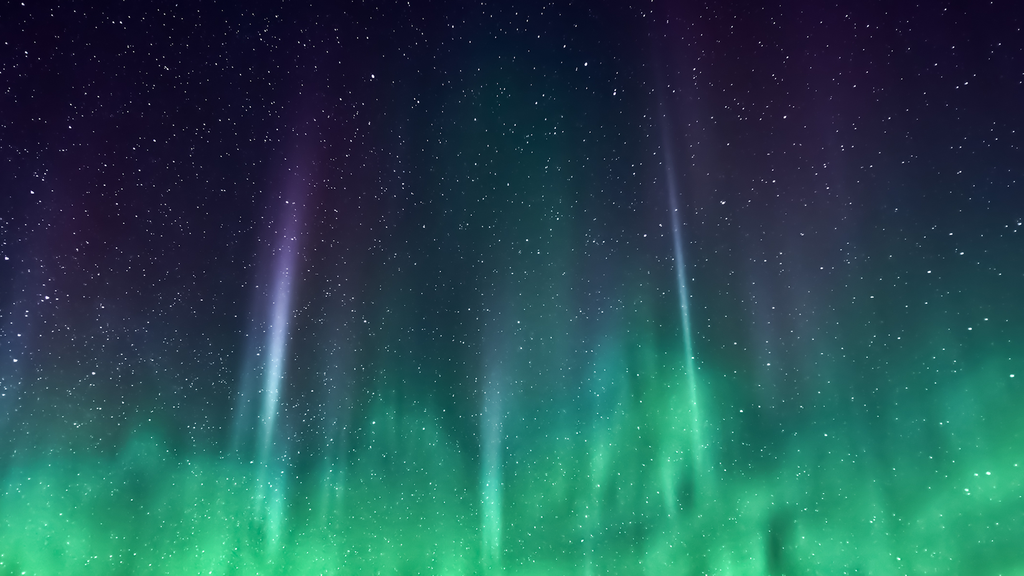 Ios Green Nebula Wallpaper For Desktop By T0j