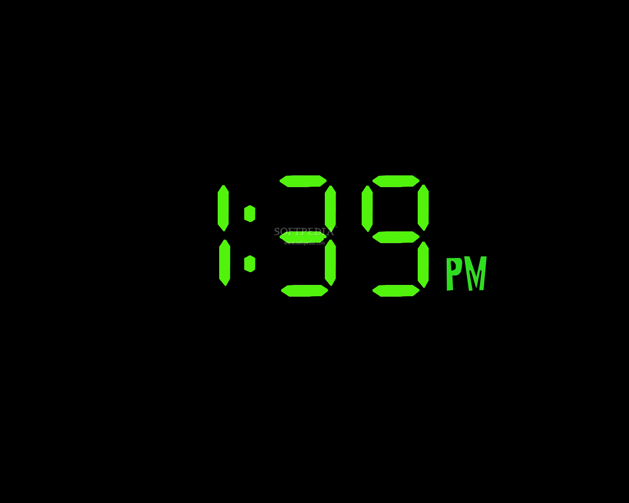 Is How Special Digital Clock Will Display The Time On Your Desktop