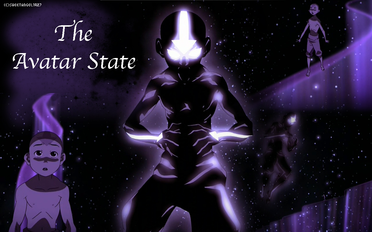 Avatar The Last Airbender Avatar State Purple by sweetangel1927